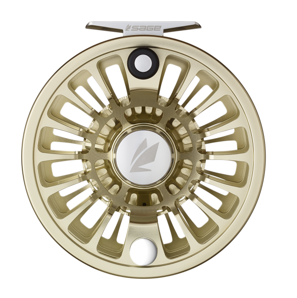 Sage Thermo Fly Reel Champagne Front